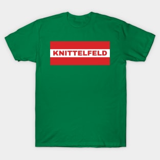 Knittelfeld City in Austrian Flag T-Shirt